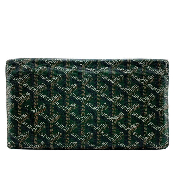 Goyard Handbags - GOYARD Grenelle Herringbone Long Wallet Card Slots Coin Green